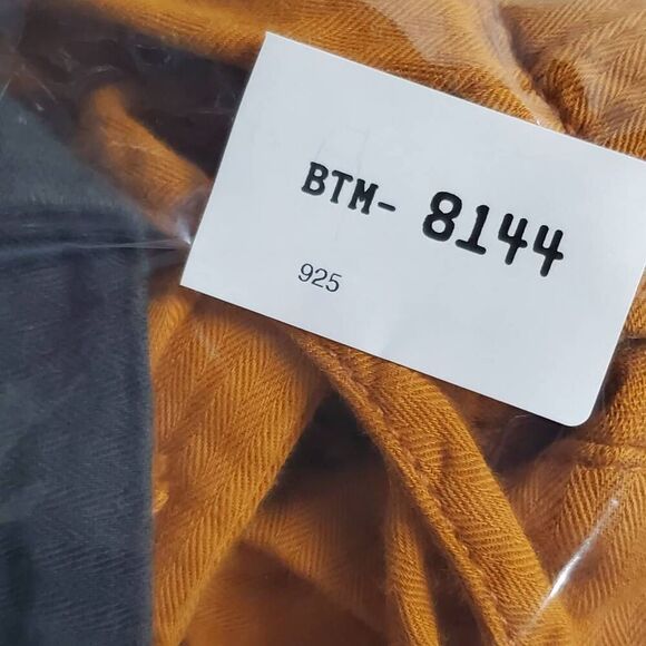 Old Navy Women’s Linen Blend Pull-On Shorts Size Small Mustard & Charcoal - Picture 10 of 10